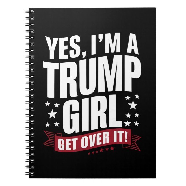 Cuaderno Sí, soy Chica de Trump, supere las elecciones de 2 (Frente)