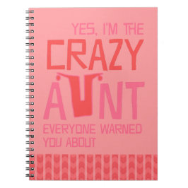 Cuaderno Sí, soy la tía loca