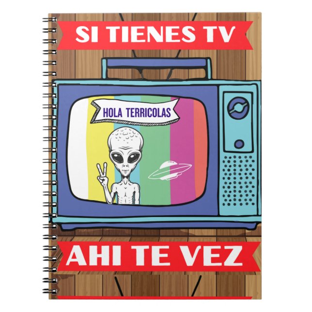 Cuaderno si tienes tv ahi la bolsa de cajón de vez (Frente)