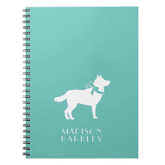 Cuaderno Siberian Husky Dog Puppy Malamut (Frente)