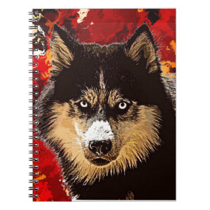 Cuaderno Siberian Husky Notebook