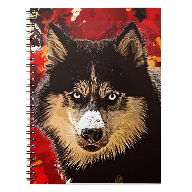 Cuaderno Siberian Husky Notebook (Frente)