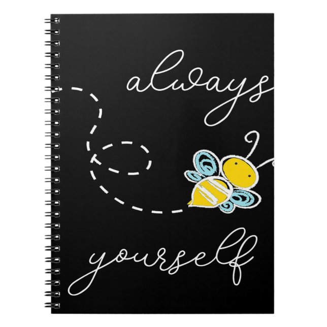 Cuaderno Siempre Acompáñate De Regalos De Abejas, Amo A Abe (Frente)