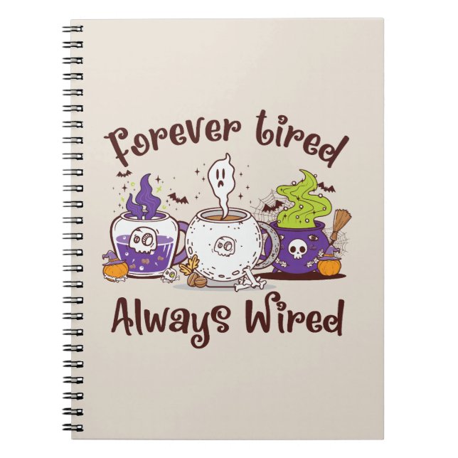 Cuaderno Siempre Cansado, Siempre Con Cable (Frente)