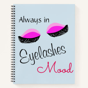 Cuaderno siempre en los pestañas el humor de la bolsa