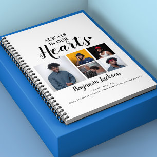 Cuaderno Siempre en nuestros corazones   6 Foto   Número de