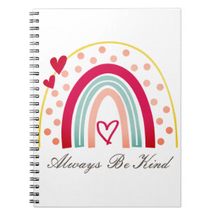 Cuaderno Siempre ser amable - Cita motivacional