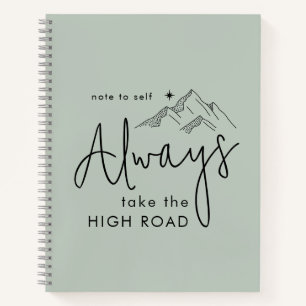 Cuaderno Siempre tome la motivación del sabio de la carrete