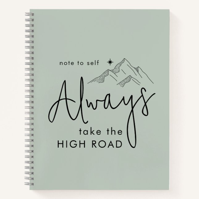 Cuaderno Siempre tome la motivación del sabio de la carrete (Anverso)