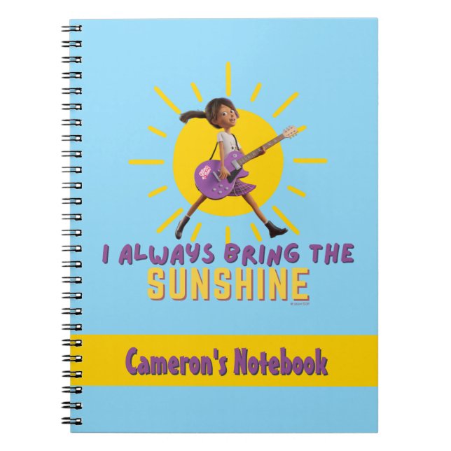 Cuaderno Siempre Traigo la Luz del Sol (Frente)