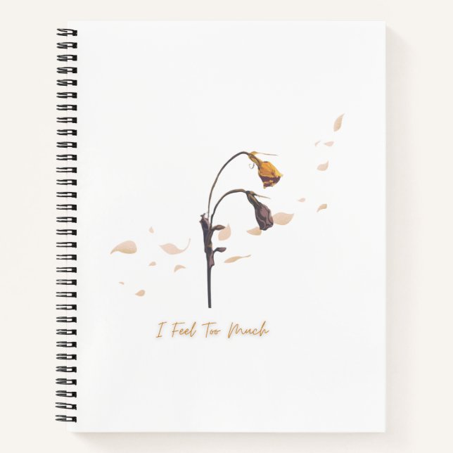 Cuaderno Siento demasiado_ Florecer emocional (Anverso)