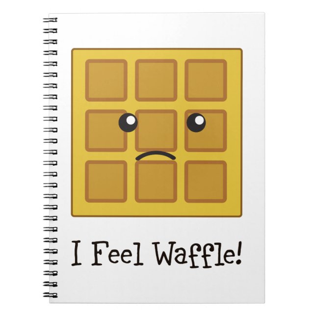 Cuaderno ¡Siento Waffle! (Frente)