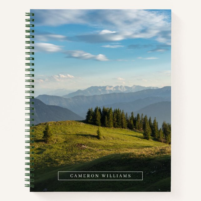 Cuaderno Sierra | Lago Spitzingsee, Alpes suizos (Anverso)