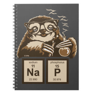 Cuaderno Siesta descubierta pereza de la química