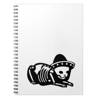 Cuaderno Siesta esquelética del gato