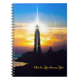 Cuaderno Siga la luz dentro de su corazón