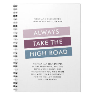 Cuaderno Siga siempre la cita motivadora de la buena carret