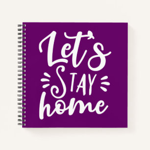 Cuaderno Sigamos en casa morado