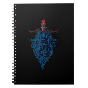 Cuaderno Sigil De Cabra De Baphomet De Mendes Satan Gótico