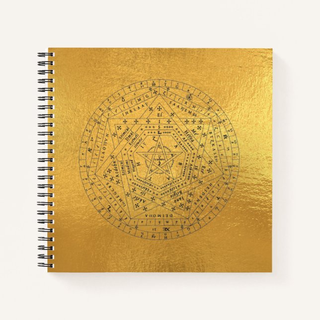 Cuaderno Sigillum Dei Sello de Dios Angélico John Dee Diagr (Anverso)