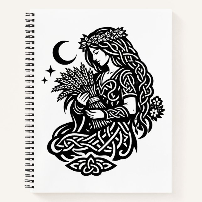 Cuaderno Sigilo de la Doncella de Virgo — Tatuaje de Zodiac (Anverso)