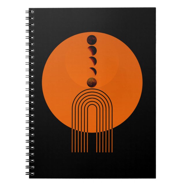 Cuaderno Siglo de la Luna del Arco Antiguo Planeta (Frente)