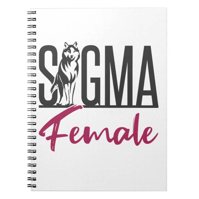 Cuaderno Sigma Female Lone Wolf (Frente)