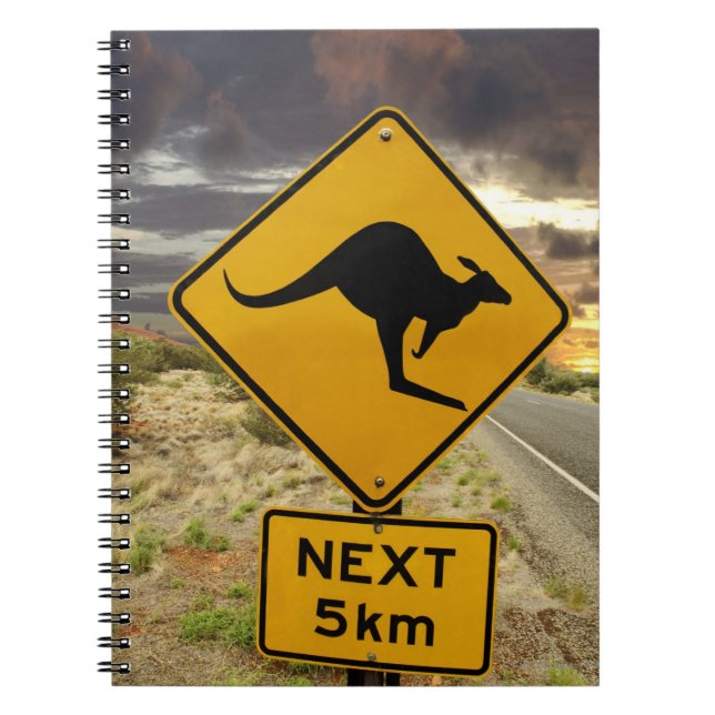 Cuaderno Signo canguro, Australia (Frente)