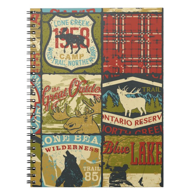 Cuaderno Signo de aventuras y símbolo de los territorios de (Frente)