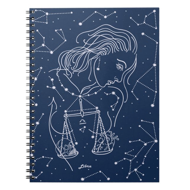Cuaderno Signo de Libra zodiac (Frente)