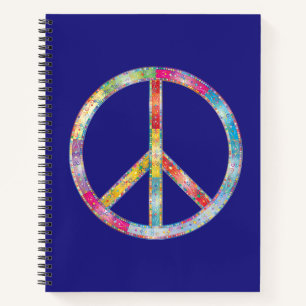 Cuaderno Signo de paz colorida