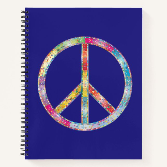 Cuaderno Signo de paz colorida (Anverso)