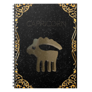 Cuaderno Signo dorado capricornio