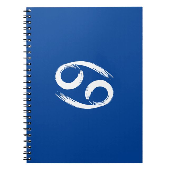 Cuaderno Signo zodiacal de CÁNCER Junio Julio Verano Astrol (Frente)