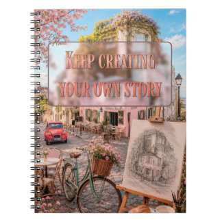 Cuaderno Sigue Creando Tu Propia Historia Diario de Café Pa