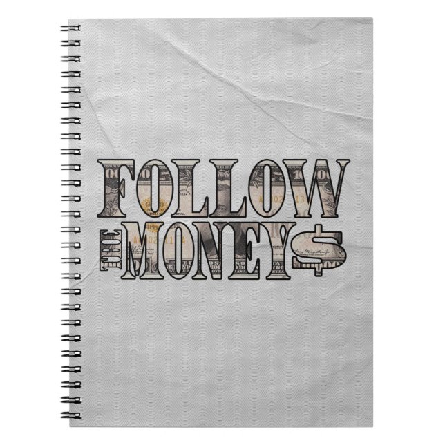 Cuaderno Sigue el dinero ~ Bill (Frente)