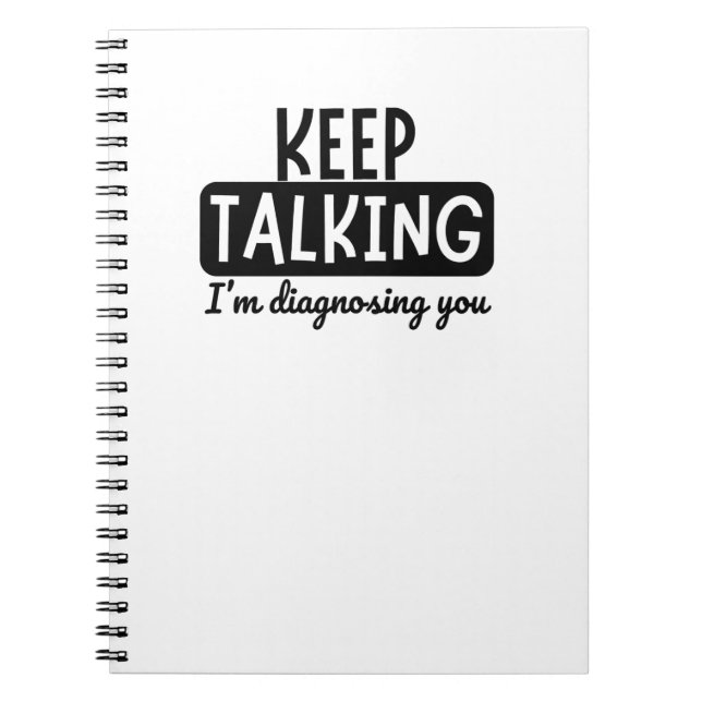 CUADERNO SIGUE HABLANDO DE QUE TE DIAGNOSTICO (Frente)