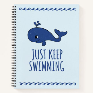 Cuaderno Sigue Nadando Ballena