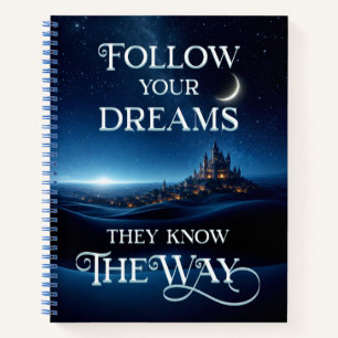 Cuaderno Sigue tus sueños bajo un cielo estrellado