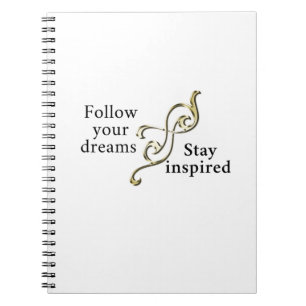 Cuaderno Sigue tus sueños - Pulsera Inspiradora para