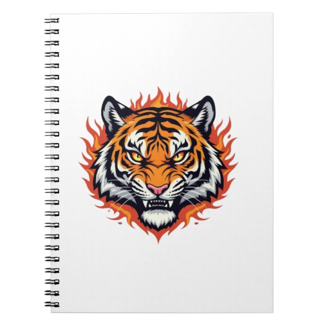 Cuaderno Silent Tiger – Precision and Power (Frente)