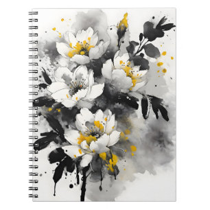 Cuaderno Silente tomentosa - Flores en acuarela