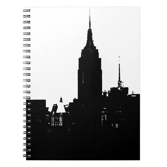 Cuaderno Silhouette Black White New York (Frente)