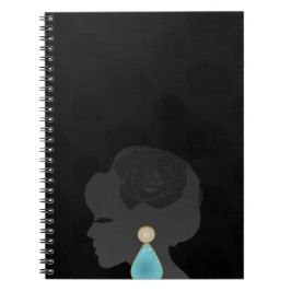 Cuaderno Silhouette Black Woman Dark Glamour