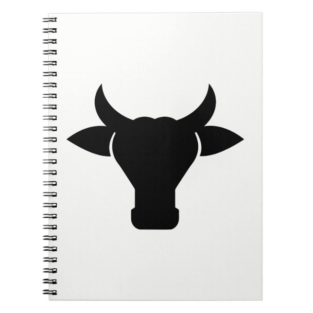Cuaderno Silhouette Cow Head (Frente)