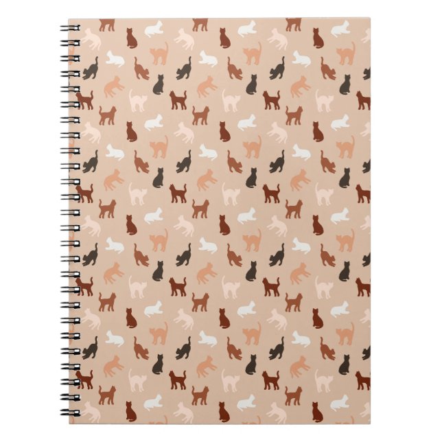 Cuaderno Silhouette de gato (Frente)
