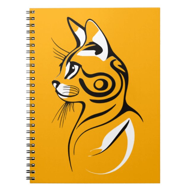 Cuaderno Silhouette de gato (Frente)