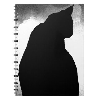 Cuaderno Silhouette de gato negro