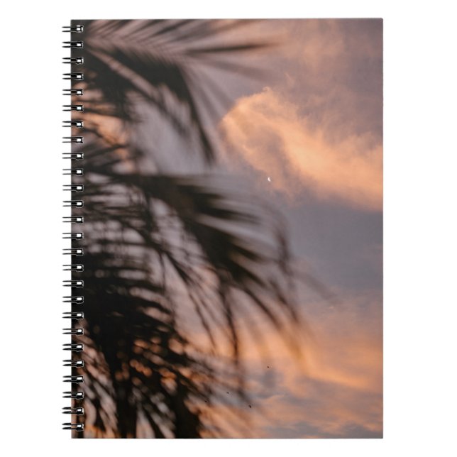 Cuaderno Silhouette de la palmera (Frente)