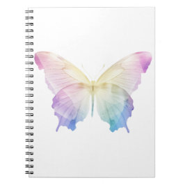 Cuaderno Silhouette de mariposa en colores